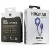 HUEMAN Cockring + Plug vibrant Eclipse Hueman 6.5 x 3cm - Diamètre 45mm